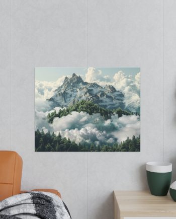 Natur. Wald. Wolken. Berge.