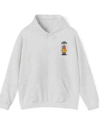 Sailor Heavy Blend Hooded Sweatshirt - Thunderstorm and Lightning Design